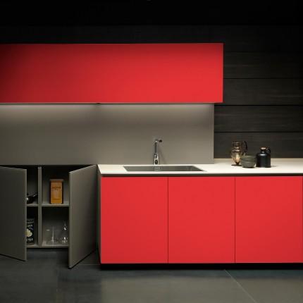 Red Plain Laminate 8x4 ft High Gloss 1 mm - 132 SMR