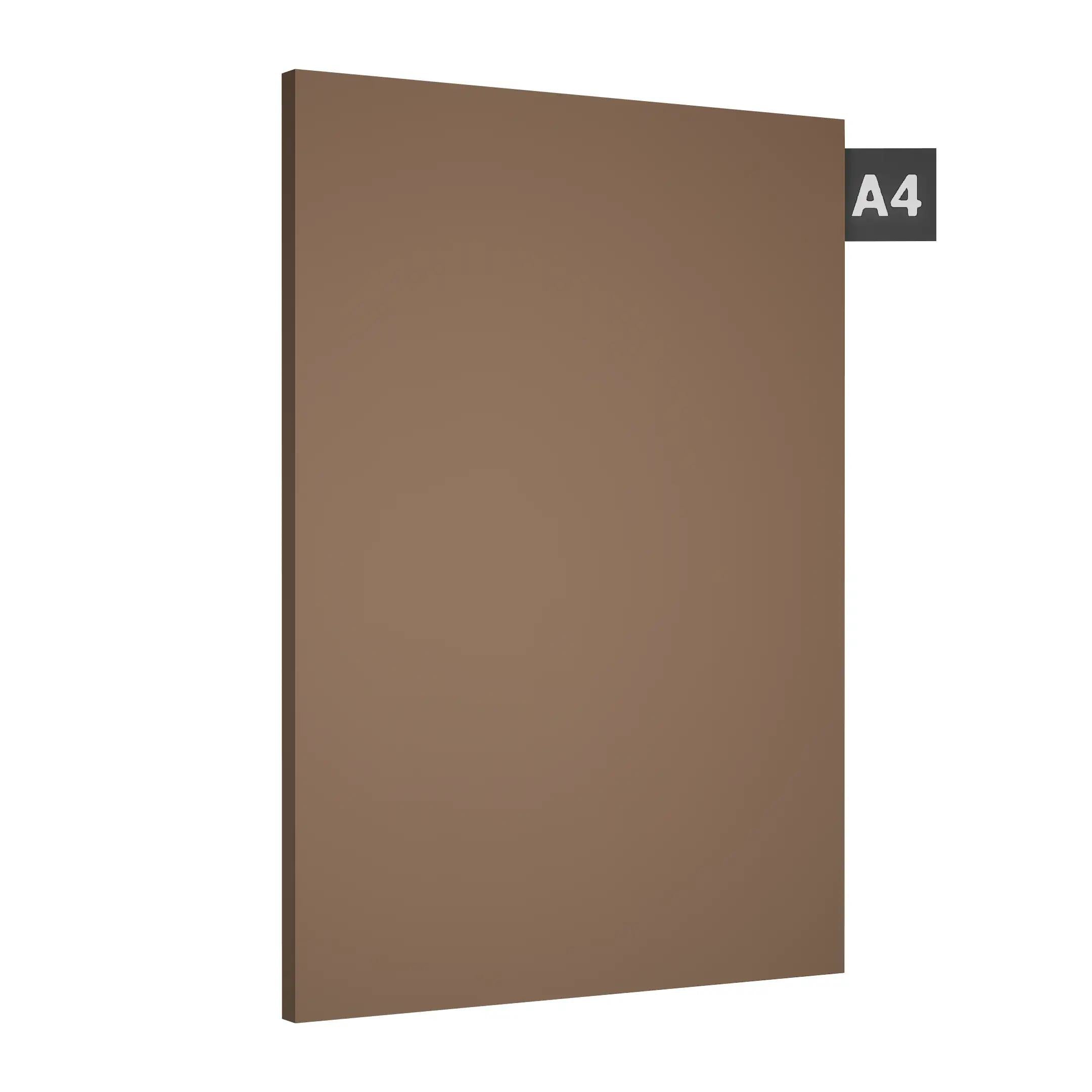 Choco Plain Laminate 8x4 ft High Gloss 1 mm - 133 HGL