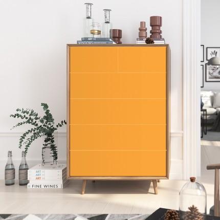 Golden Yellow Plain Laminate 8x4 ft Suede 1 mm - 136 SF