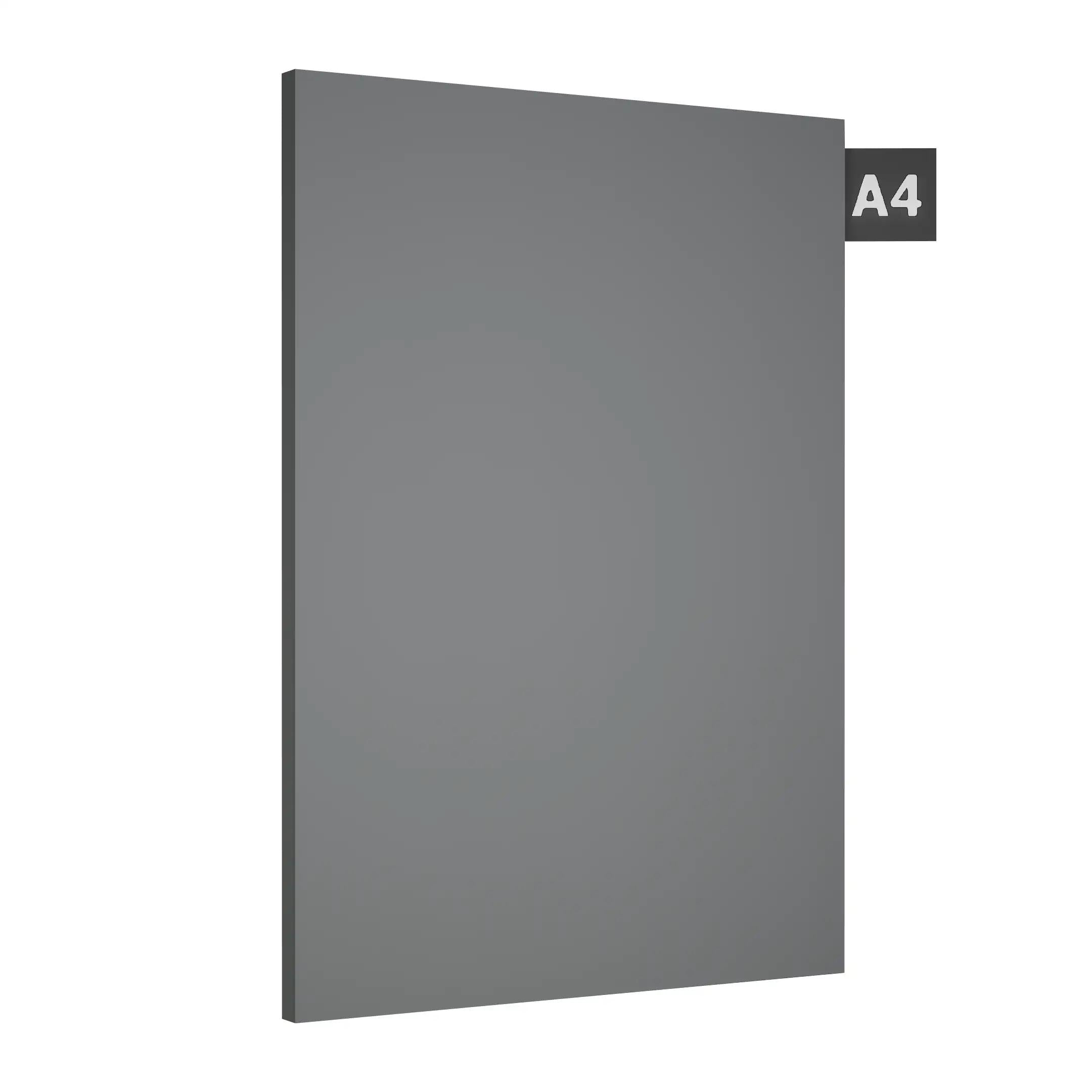 Slate Grey Plain Laminate 8x4 ft High Gloss 1 mm - 137 HGL
