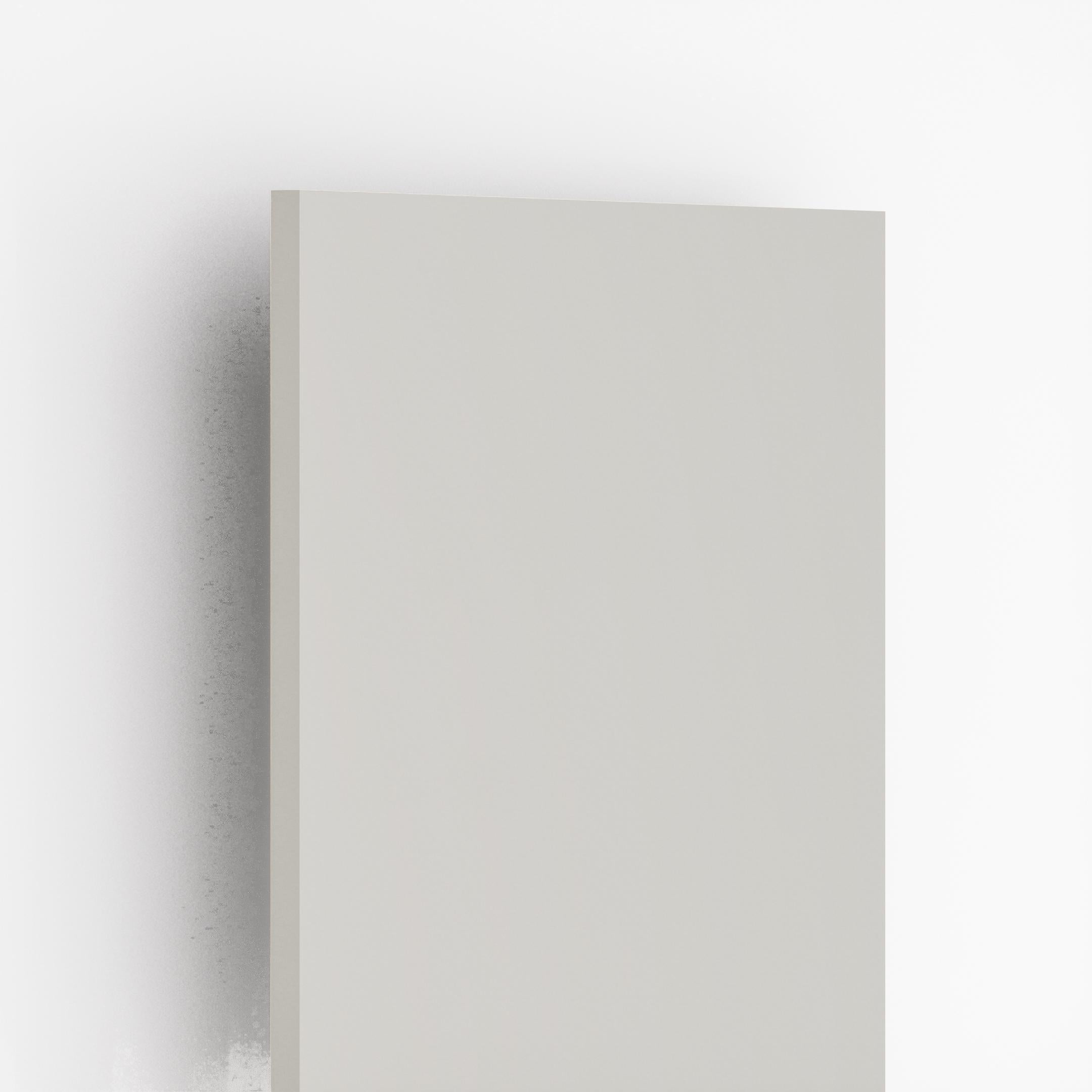 Frosty White Plain Laminate 8x4 ft Suede 1 mm - 13 SF