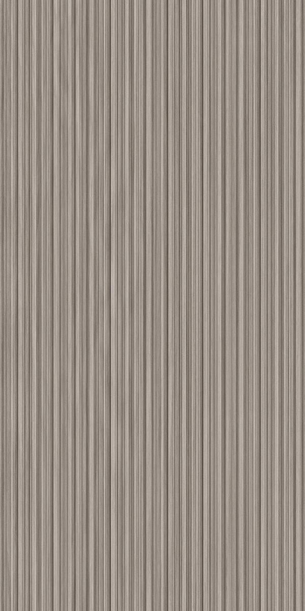 RH Grey Wood Rib Fluted Laminate 8x4 ft Texture 1 mm - 14034 VNR