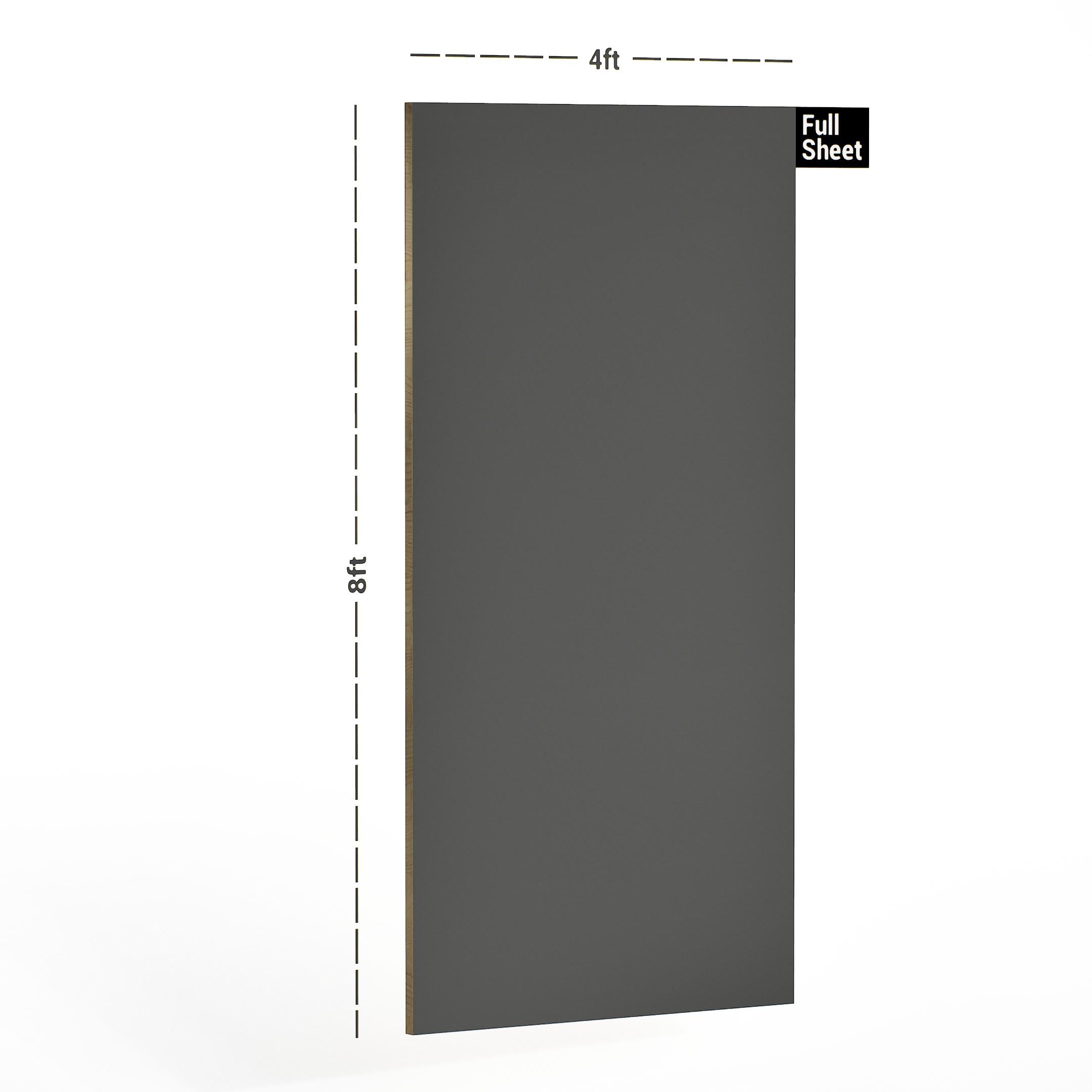Iron Gray Plain Laminate 8x4 ft Super Matte 1 mm - 144 UMT