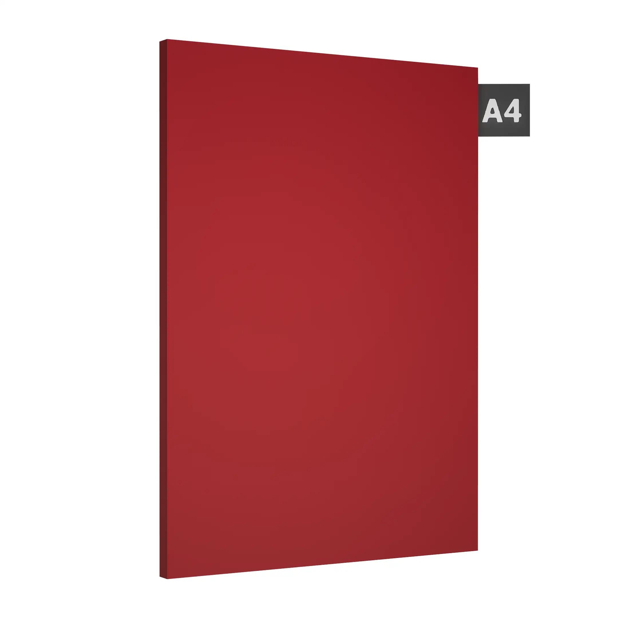 CORE Scarlet Red Plain Laminate 8x4 ft High Gloss 1 mm - 148 HG