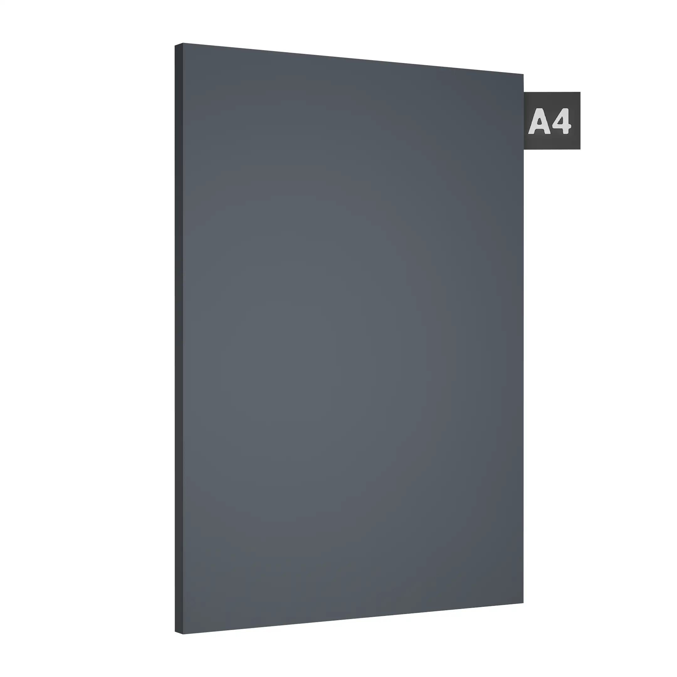 Royal Charcoal Grey Plain Laminate 8x4 ft Texture 1 mm - 149 MTS(AXI)