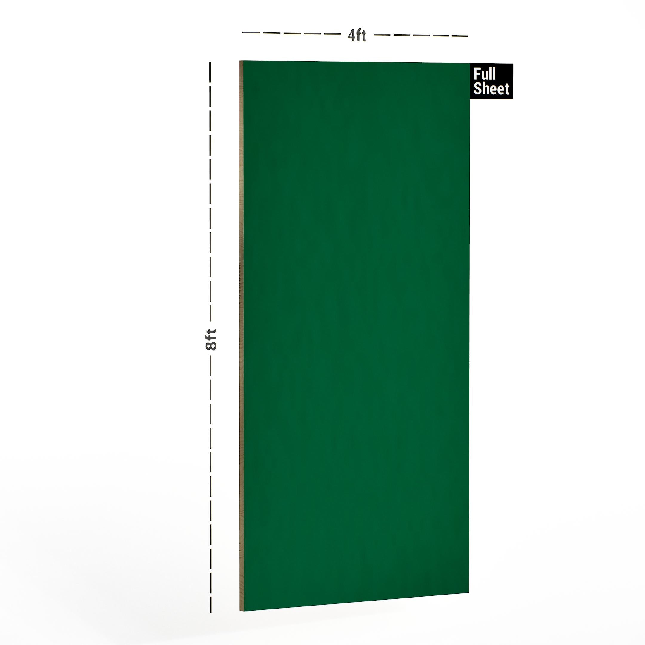 Sole Green Plain Laminate 8x4 ft Suede 1 mm - 149 SF
