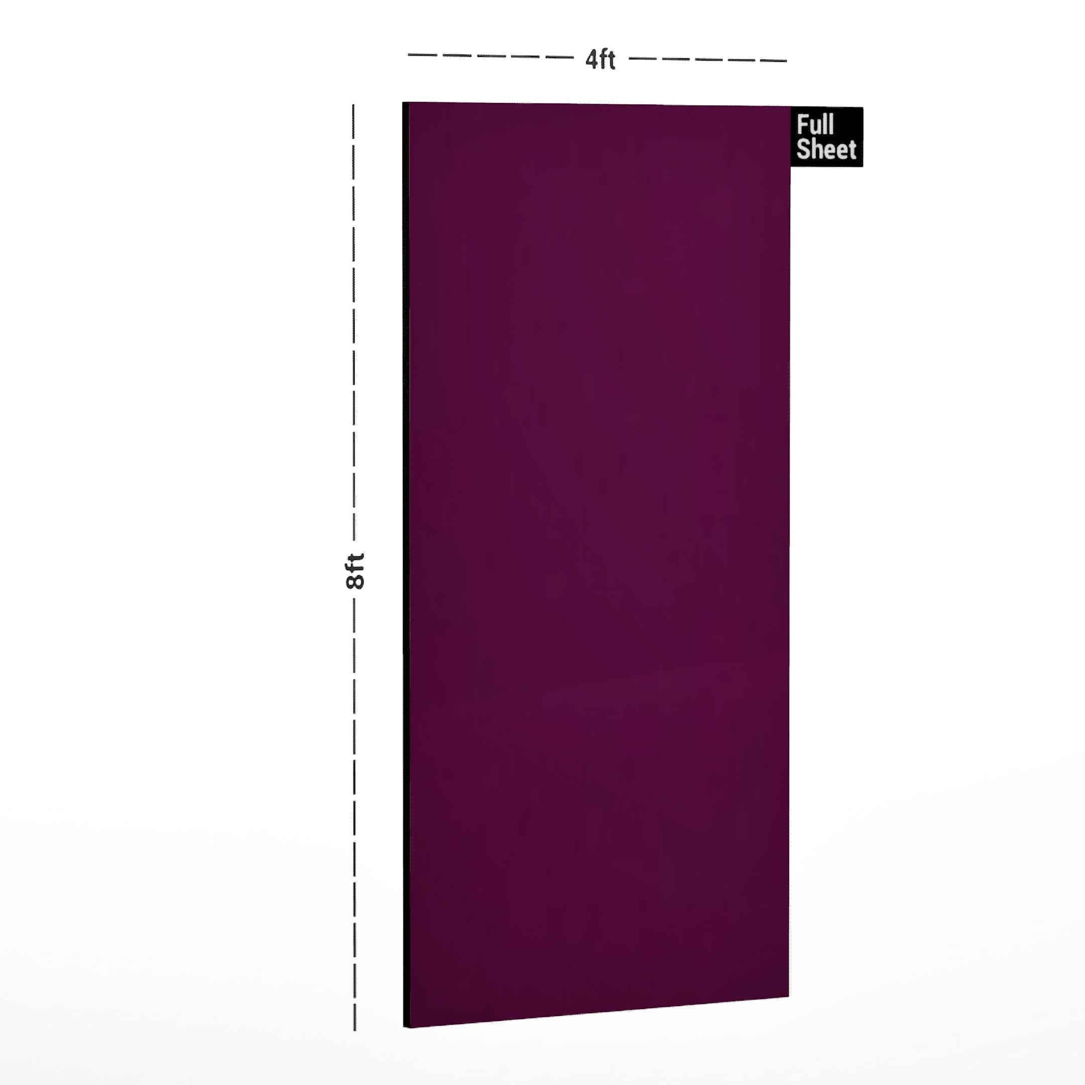 Liner Natural Wonders Rosy Pink Plain Laminate 8x4 ft High Gloss 0.8 mm - 1504 HG