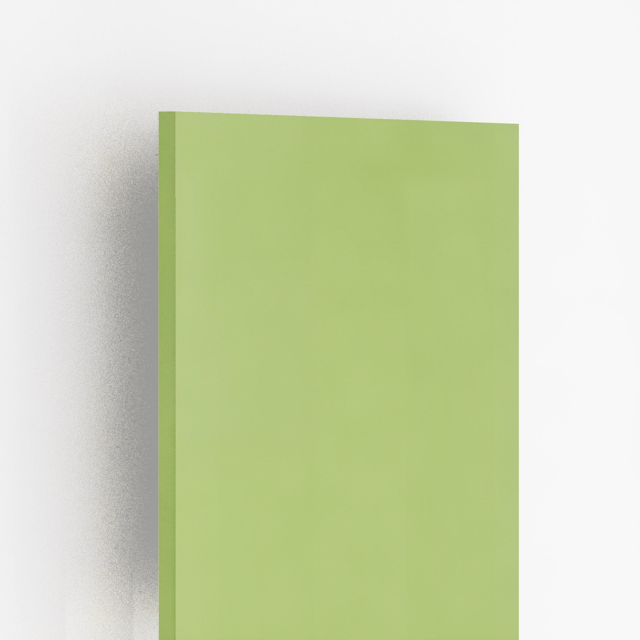 3 Mica Hanger Para Green Plain Laminate 8x4 ft High Gloss 1 mm - 1517 SHG