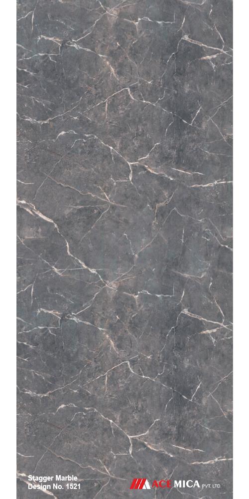 Stagger Marble & Stone Laminate 10x4 ft Texture 1 mm - 1521 SLA
