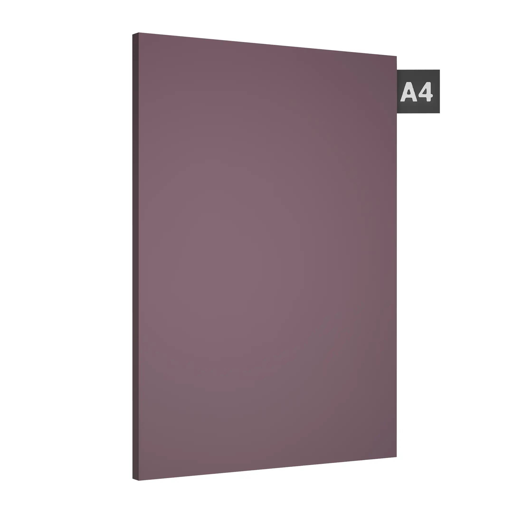 Dark Lilac Plain Laminate 8x4 ft Texture 1 mm - 1541 ST