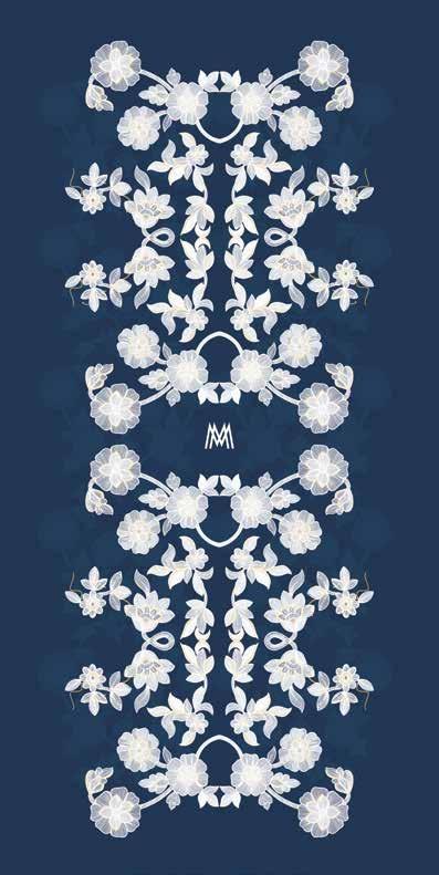 Florid Canvas Designer Laminate 8x4 ft Texture 1 mm - 1549 MI
