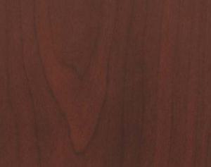Brown wood grain laminate with suede finish and visible wood texture and pattern.
