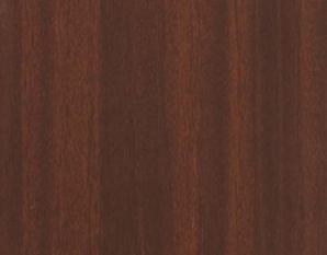 Brown wood grain laminate with suede finish and vertical wood pattern texture
