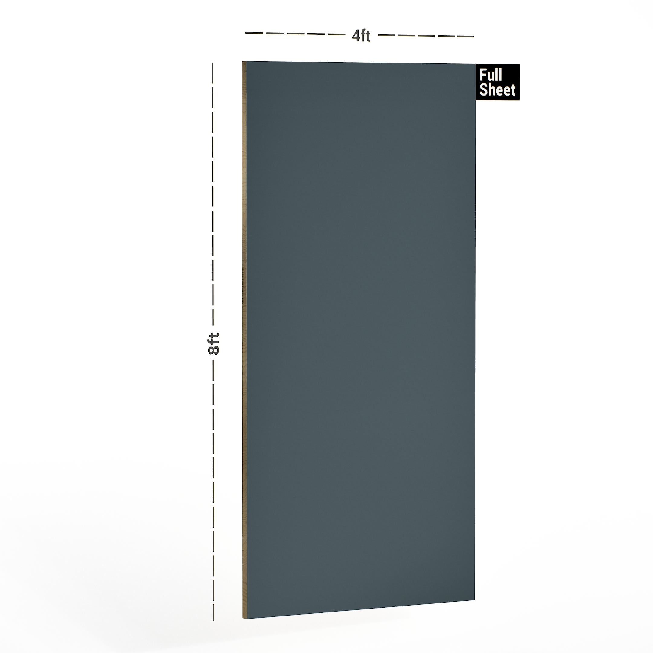 Charcoal Plain Laminate 8x4 ft Suede 1 mm - 157 SF