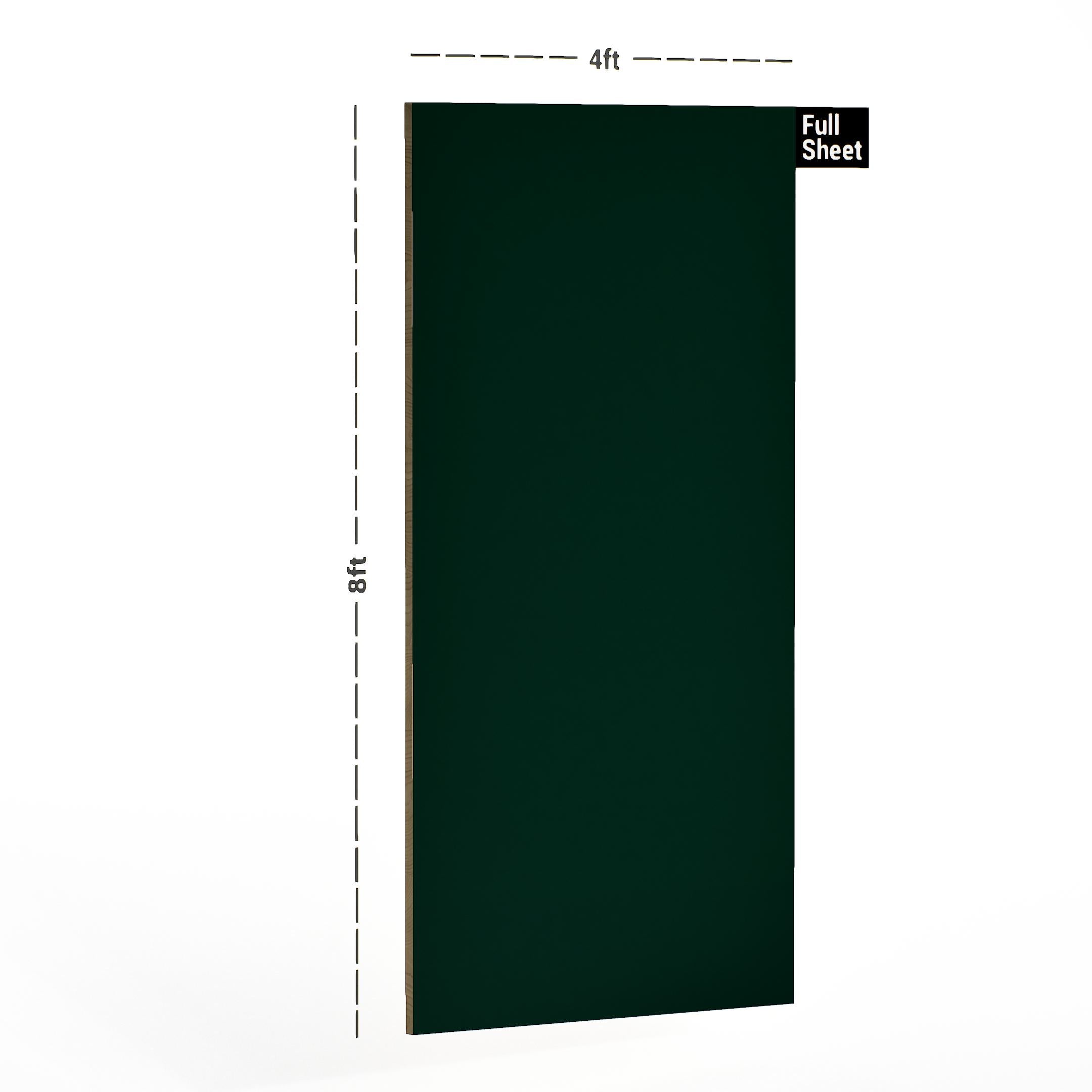 Bottle Green Plain Laminate 8x4 ft Suede 1 mm - 158 SF