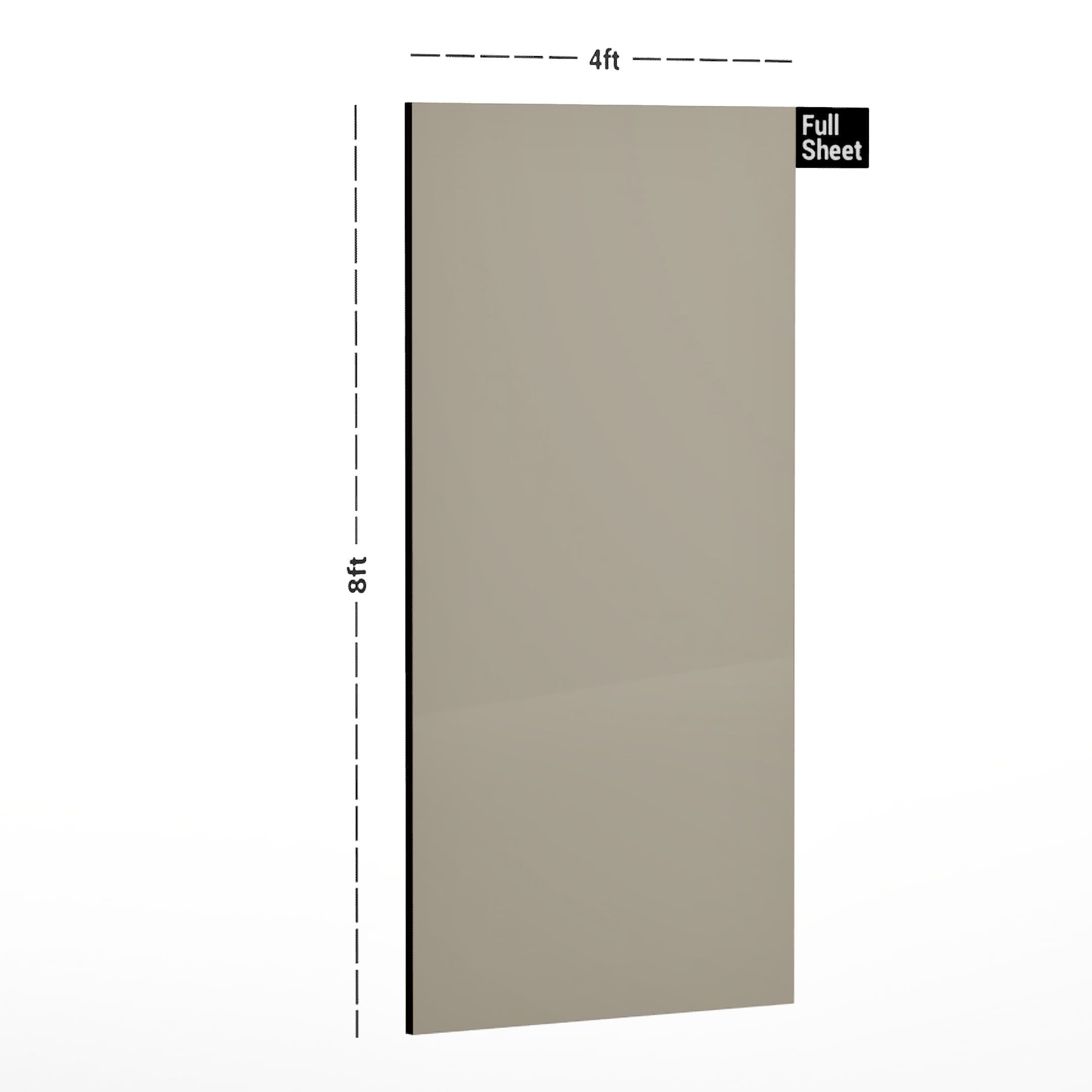 Light Beige Plain Laminate 8x4 ft Suede 1 mm - 161 SU