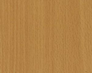 Brown wood grain laminate with suede finish and visible texture, displaying a beech wood pattern with subtle sheen and