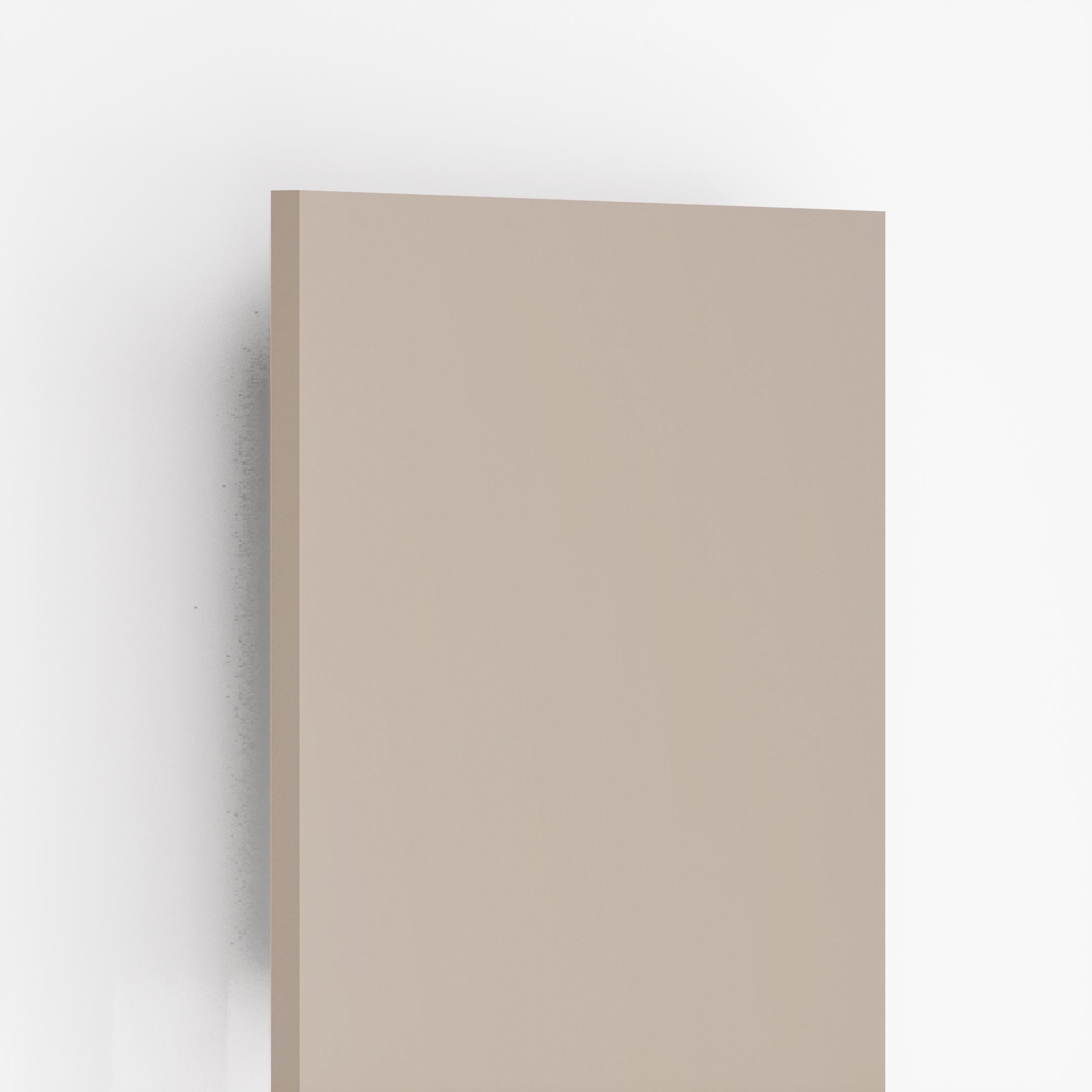 Beige Plain Laminate 8x4 ft Suede 1 mm - 163 SU