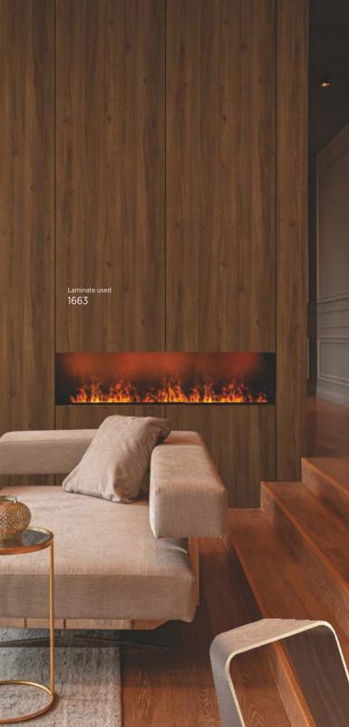 Sumatra Maple Wood Laminate 8x4 ft Texture 1 mm - 1663 A