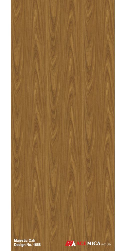 Majestic Oak Wood Laminate 10x4 ft Texture 1 mm - 1668 ZO