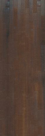 Brown wood grain laminate with textured finish and visible wood pattern and slight sheen