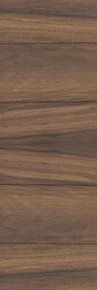 Brown wood grain laminate with textured finish and horizontal pattern, showing wood-like appearance with varying shades and