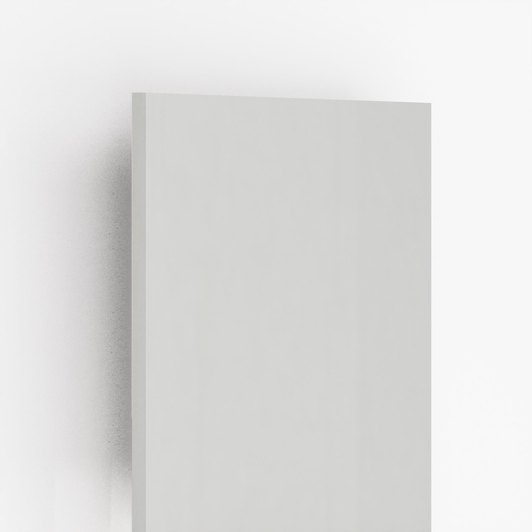 Liner Natural Wonders New Frosty White Plain Laminate 8x4 ft Texture 0.8 mm - 1709 WS