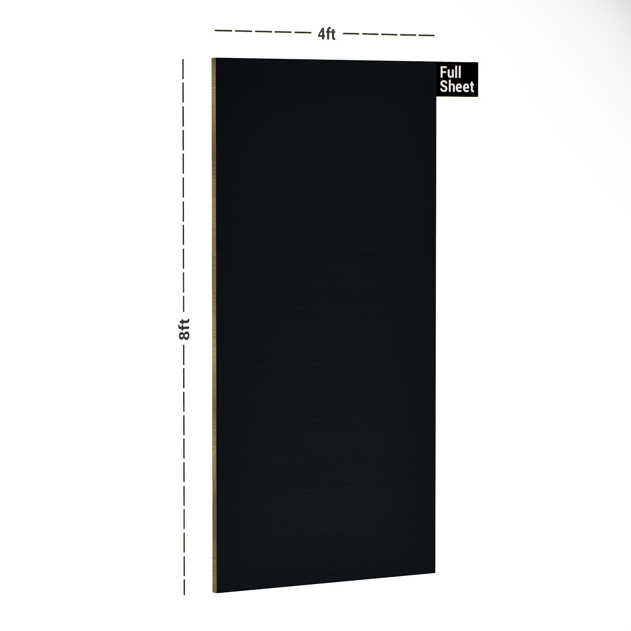 Airolam Charcoal 8x4 ft Suede plain colors laminates Black 170_SF