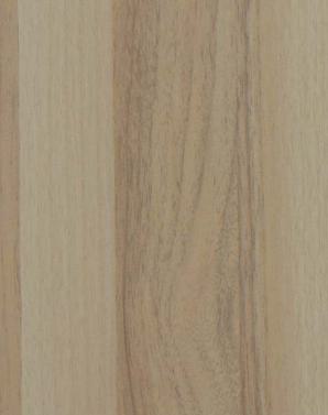 Brown wood grain laminate with suede finish, showing wood texture and grain pattern in vertical planks.