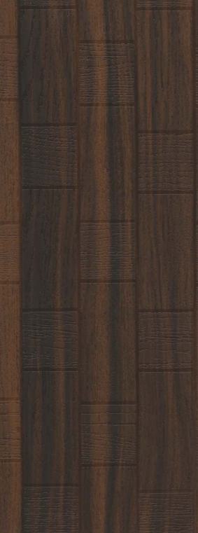 Brown wood grain laminate with textured finish and visible wood pattern and grain details