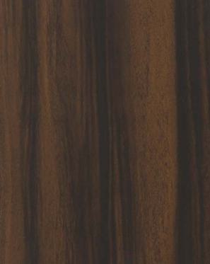 Brown wood grain laminate with suede finish and vertical wood pattern texture.