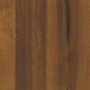 Brown wood grain laminate with textured finish and vertical wood pattern, showing natural wood sheen and grain variation.