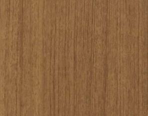 Brown wood grain laminate with suede finish and vertical texture pattern, showcasing teak wood appearance.