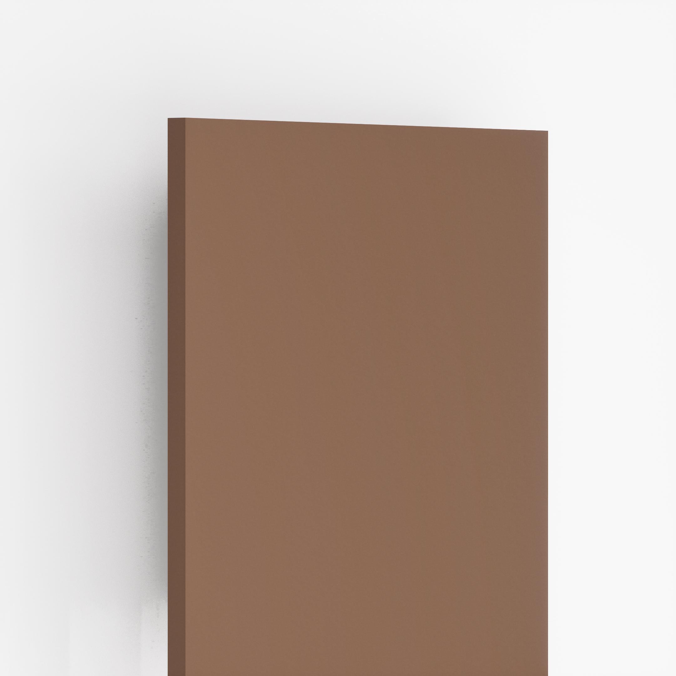 Light Brown Solid Colors Laminate 8x4 ft Suede 1.0 mm - 1