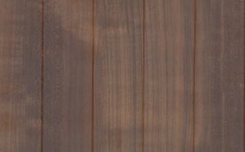 Brown wood grain laminate with textured finish and vertical wood pattern, showing wood grain details and texture variations.