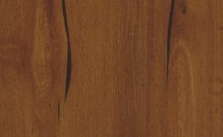 Brown wood grain laminate with textured finish and visible wood pattern and grain details.