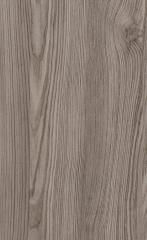 Grey wood grain laminate with textured finish and prominent wood pattern visible in detailed close-up view