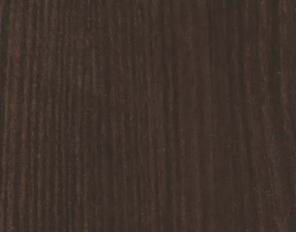 Brown wood grain laminate with suede finish, showing wood texture and grain pattern in dark brown color.