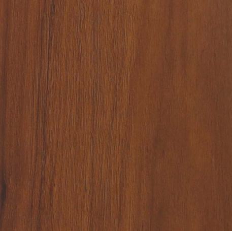 Brown wood grain laminate with suede finish and vertical wood pattern texture