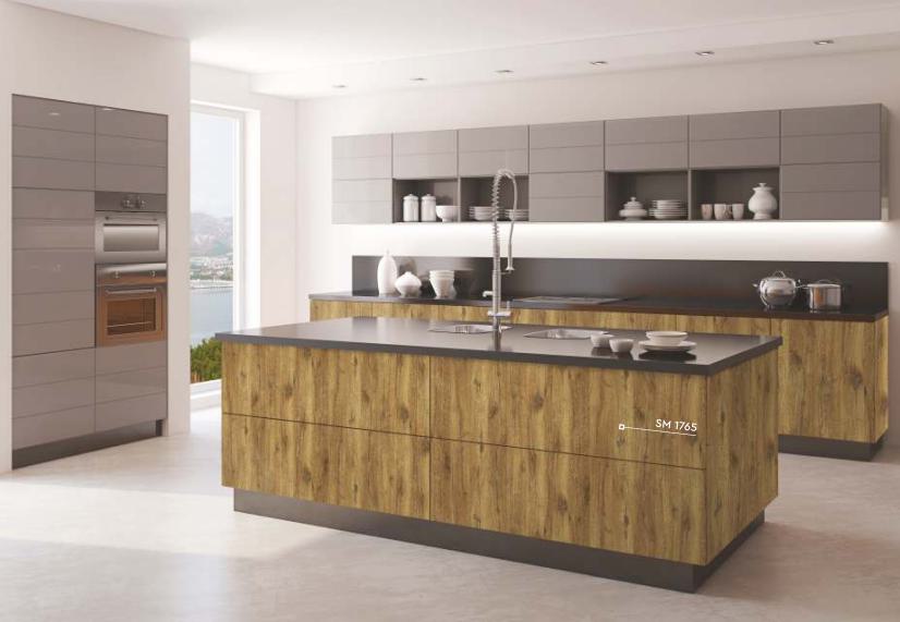 Murray Wood Marble & Stone Laminate 8x4 ft Matte 0.8 mm - 1765 SM
