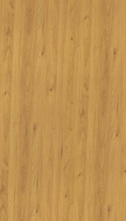 Brown wood grain laminate with textured finish and visible wood pattern and knots
