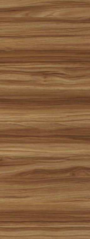 Brown wood grain laminate with textured finish and horizontal wood pattern, showing natural grain variations and texture