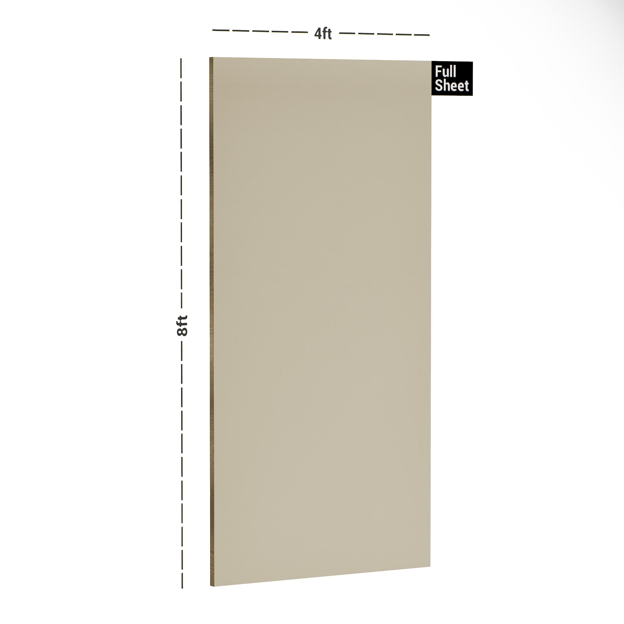 Golden Beige Plain Laminate 8x4 ft Super Matte 1 mm - 179 SMT