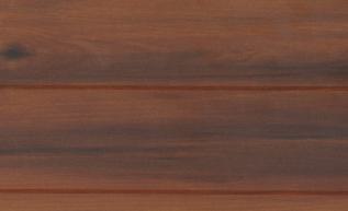 Brown wood grain laminate with textured finish showing natural wood pattern and knots in horizontal orientation