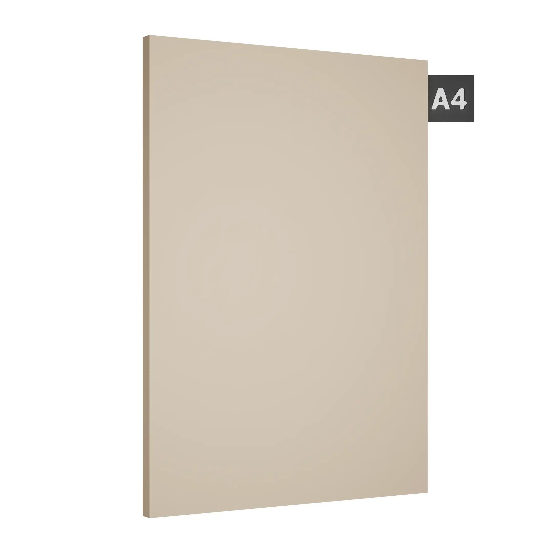 Shaker Beige Plain Laminate 8x4 ft Suede 1 mm - 181 SF