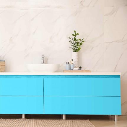 Sky Blue Plain Laminate 8x4 ft Suede 1 mm - 184 SF