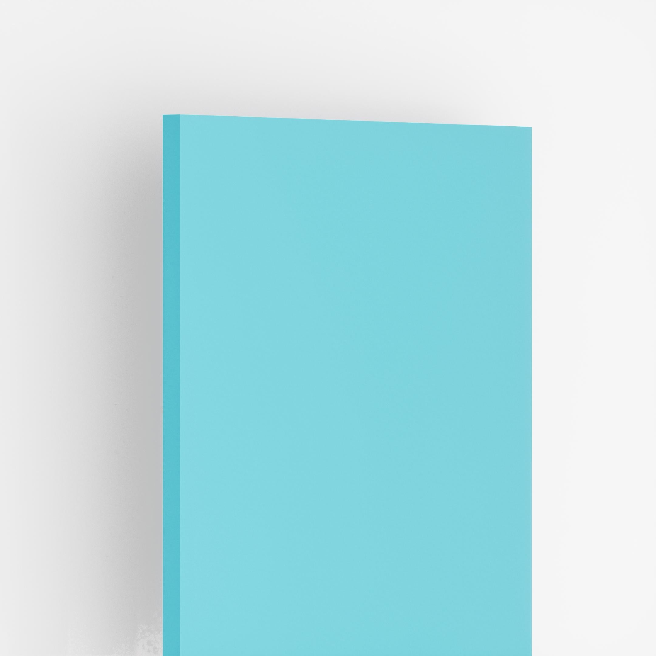 Sky Blue Plain Laminate 8x4 ft Suede 1 mm - 184 SF