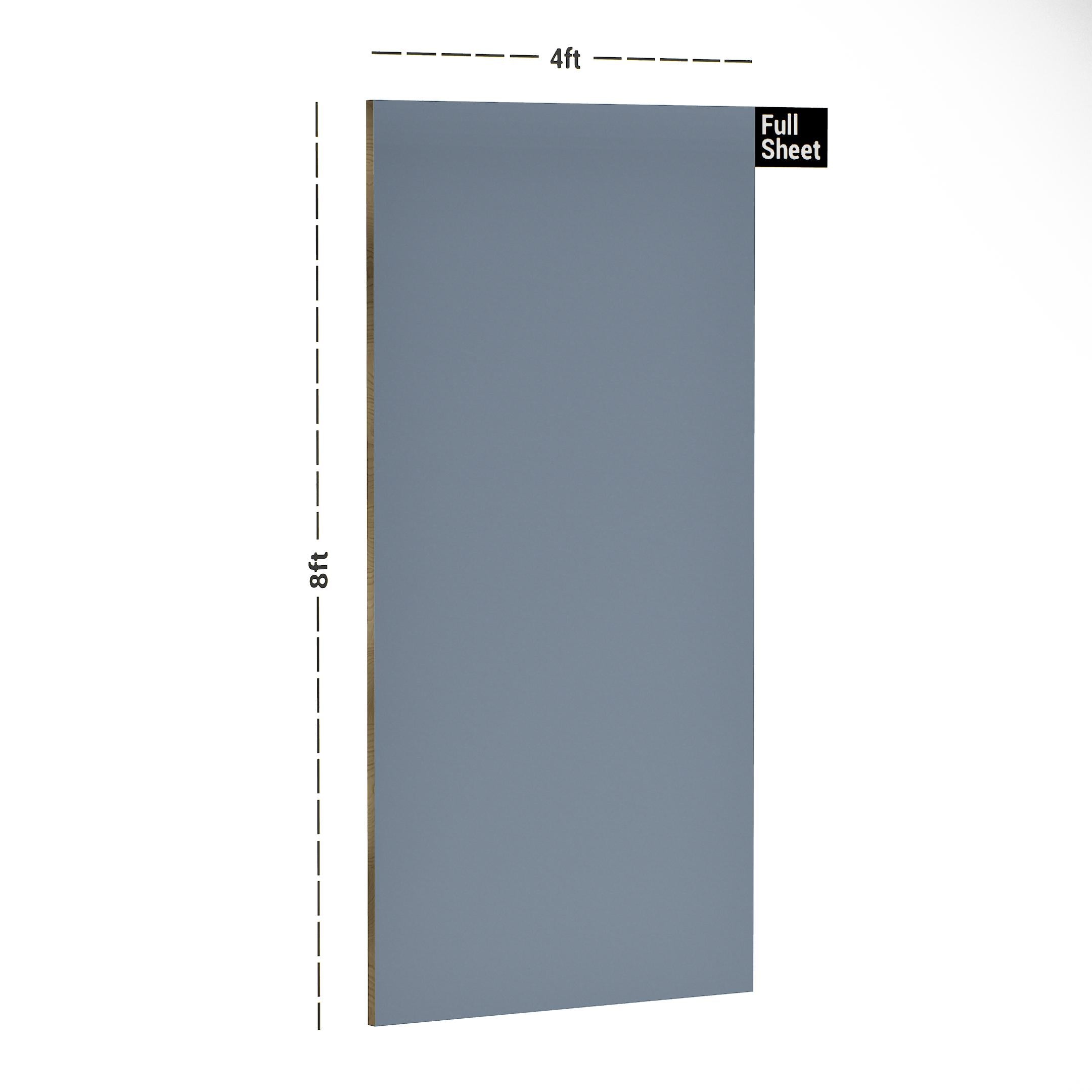 Gfrost Grey Plain Laminate 8x4 ft High Gloss 1 mm - 187 HG