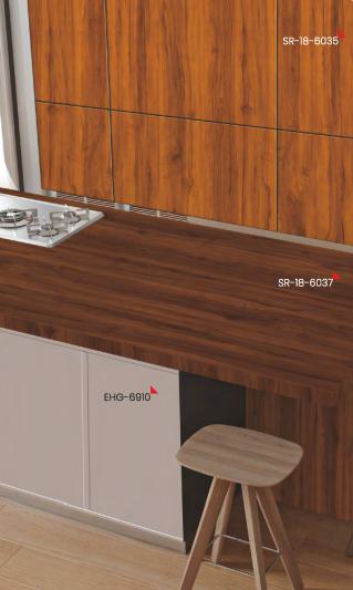 Sher Wood Laminate 8x4 ft Texture 1 mm - 18 SR