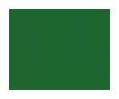 High gloss green plain laminate with smooth finish and reflective sheen